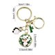 thumbnail image 3 of Rapeiae Cute Metal Keychain Multiple Cute Styles to Choose From Light weight and Portable Decorative Pendant, 3 of 6