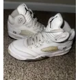 thumbnail image 5 of Ni - ke Ni - ke Boys Air Jordan 5 Retro 440888-130 White Basketball Shoes Sneaker Size 4.5Y, 5 of 5