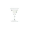 thumbnail image 6 of Bev Tek 2 oz Round Clear Plastic Mini Martini Glass - 2 1/2" x 2 1/2" x 3 3/4" - 100 count box, 6 of 10