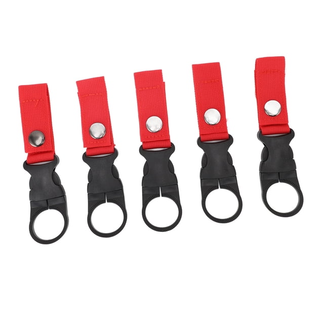 10 Paquetes De Botella De Agua Portátil Clip De Hebilla, Soporte De Anillo De Botella Multifunción Para Senderismo, Acampar, Mochila Caminando Por Botella De Agua Mineral