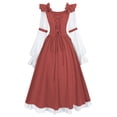 thumbnail image 4 of Dpytoraw Dress For Women Traditional Casual Dirndl Skirt Outfit Womenâs Jumpsuit Dress Two-Piece Set, 4 of 5