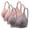 Multicolore, variante sur Économies d'Automne/hiver! Srobpty Soutiens-Gorge Rehausseur Sans Fil pour Femmes, 3 Pcs Soutien-Gorge Quotidien Grande Taille pour Femme à Imprimé, Rassemblant, Sans Armatures