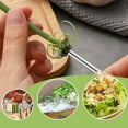 thumbnail image 6 of Vxdvou Scallion Knife, Stainless Steel Kitchen Vegetable Cutting Tool for Green Onions, Morning Glory, Water Spinach, Multifunctional Kitchen Gadgets for Easy Meal Prep and Veggie Cutting, 6 of 7