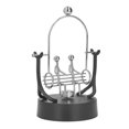 thumbnail image 3 of Couple Swing Ornament, Metal High Tech Easy To Install Electromagnetic Desktop Ornament Stress Relief Decorative  For Home, 3 of 8
