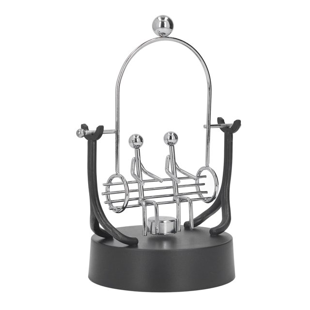 Adorno De Columpio Para Parejas, Adorno De Escritorio Electromagnético Decorativo De Metal Para Aliviar El Estrés Fácil De Instalar Aspecto Hermoso De Alta Tecnología Para El ANGGREK Office Ornaments