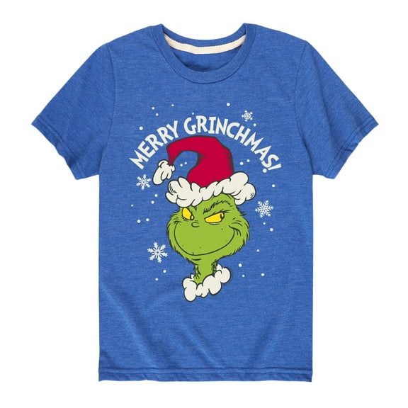 Dr. Seuss - Merry Grinchmas - Toddler And Youth Short Sleeve Graphic T-Shirt