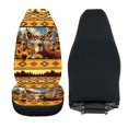 thumbnail image 6 of XYZCANDO Deer Sunflower Print Car Seat Covers for Woman Elastic Car Front Seat Covers Anti-Scratch Easy Install, for Vehicle Truck Sedan, 6 of 10