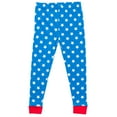 thumbnail image 3 of DC Comics Justice League Wonder Woman Little Girls Pajama Shirt Pants blue / Red 6, 3 of 5
