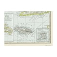 thumbnail image 2 of Historic Map - Cuba Haiti Jamaica Trinidad - Century 1897 - Vintage Wall Art, 2 of 4