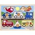 thumbnail image 1 of Puzle de madera Melissa & Doug Vehicles Jumbo Knob (8 piezas, 1 of 25