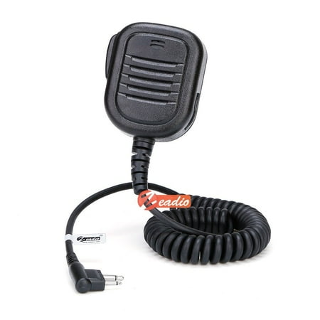Motorola 2 Pin Speaker Microphone Zeadio ZP_AMC083 Advanced Waterproof Handheld Speaker Microphone for 2 PIN Motorola Walkie Talkie Radio XU2600 P040 SU22C GP8 ()