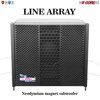 Line Array Dual 12" Inches Compression Driver PA DJ Passive Speaker Loud Sound Woofer Base Dj Speakers 5 Core LA112B