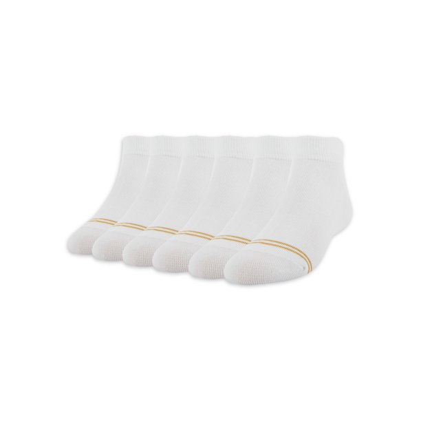 GOLDTOE Gold Toe Girls Ankle Socks 6Pack, Sizes 10.5/4 4/10