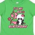 thumbnail image 4 of Inktastic It's My Second Birthday with Panda Bear Girls Toddler T-Shirt, 4 of 5