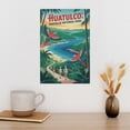 thumbnail image 3 of Vintage Wall Art Huatulco National Park Mexico Retro Travel Poster Tropical Jungle Landscape Canvas Poster, 3 of 8