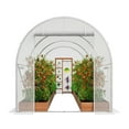 thumbnail image 7 of Walk-in Greenhouse Tunnel, 9.6x6.4x6.2ft Hoop House, Galvanized Steel Frame, PE Cover, Roll-up Door & 6 Windows - Outdoor Plant Protector, 7 of 7