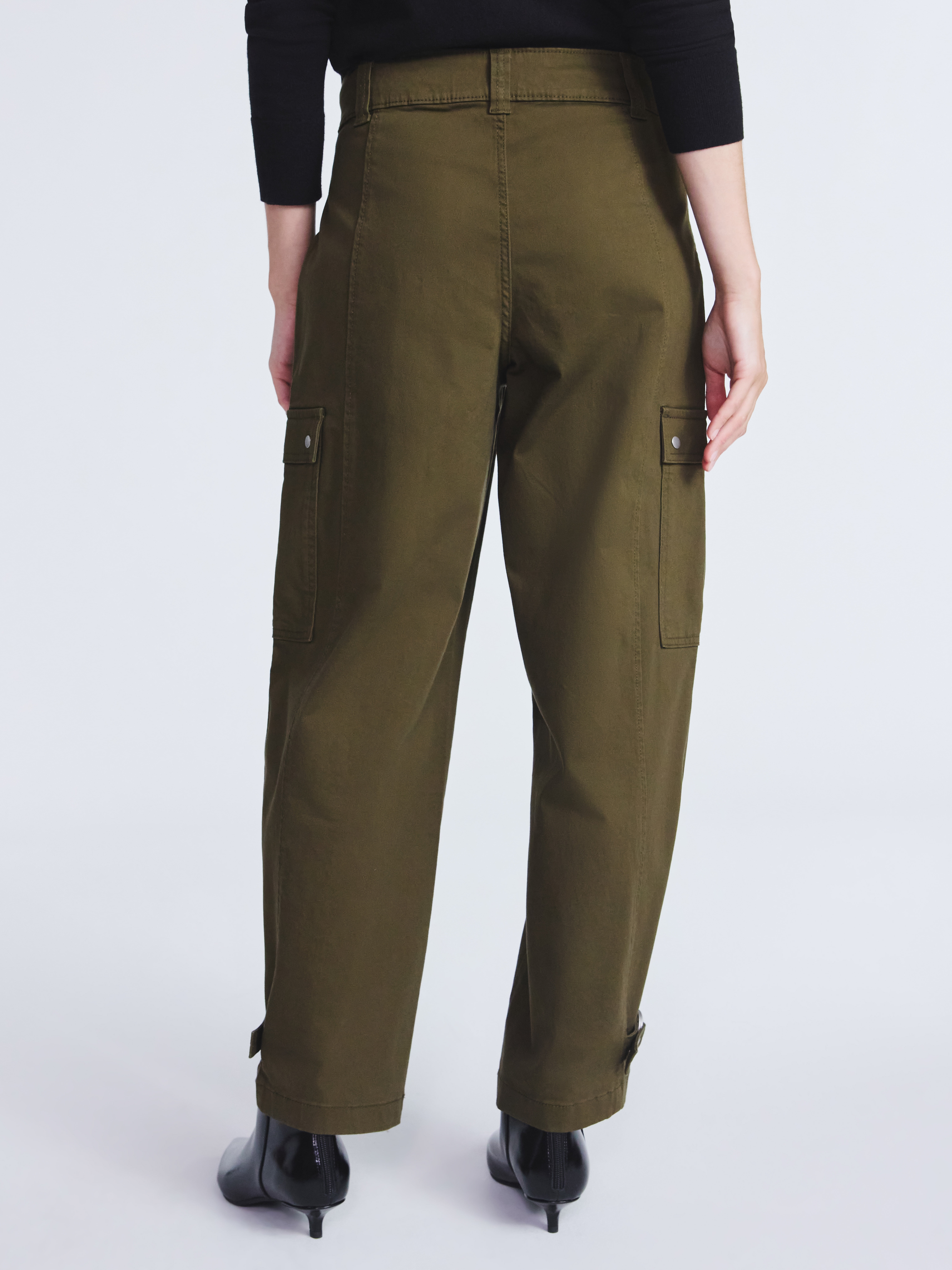 Scoop Women's and Women's Plus Utility Cargo Jeans, Sizes 0