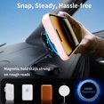 thumbnail image 2 of Dteck Magnetic Case for iPhone 14 Pro / iPhone 13 Pro,Shockproof TPU+PC Anti-Slip Compatible with Mag Safe Case Adjustable Kickstand Frosted Translucent Matte Phone Cover,Pink, 2 of 6