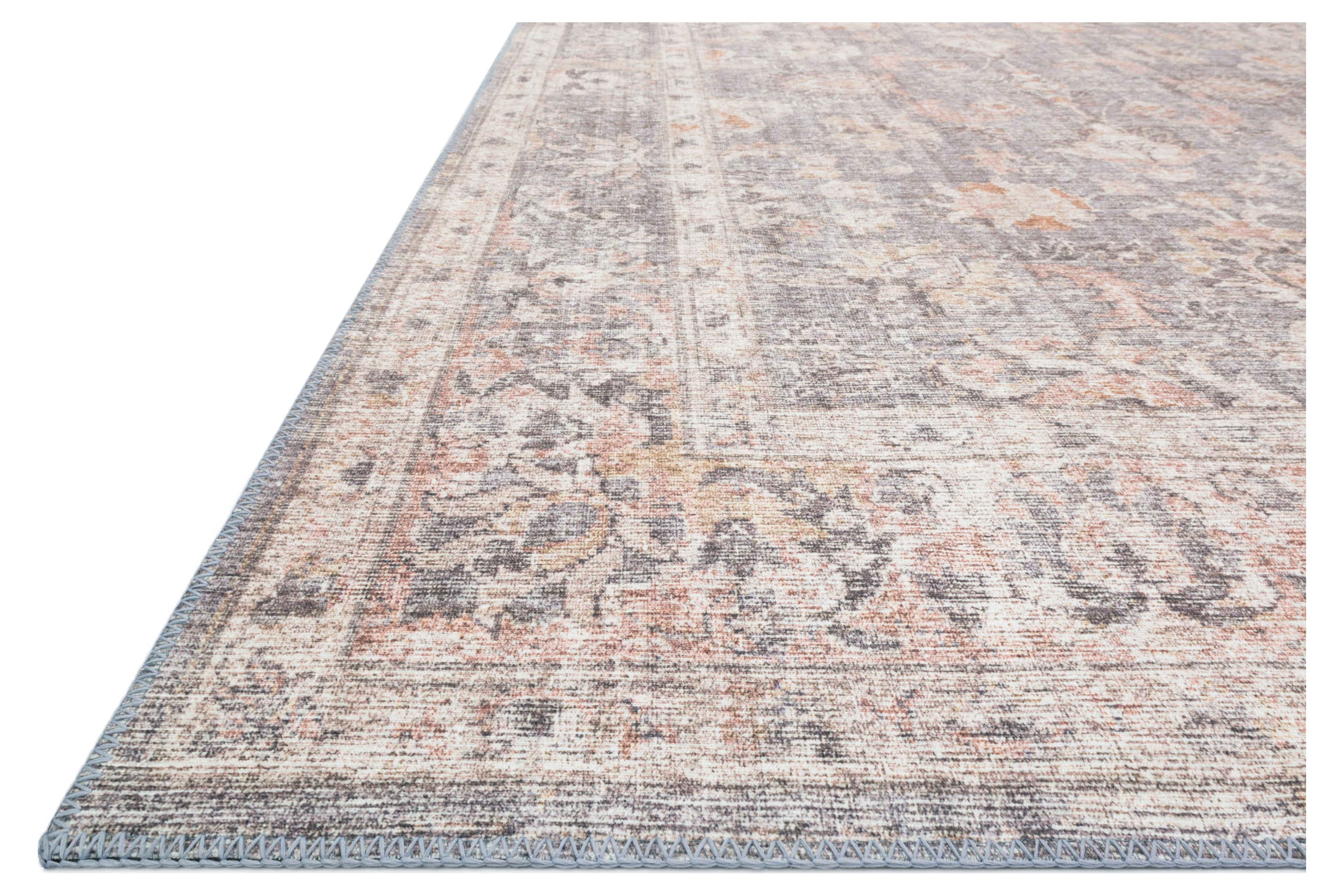 Loloi Skye Grey / Apricot 2'-0" x 5'-0" Area Rug