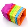 thumbnail image 4 of 12 Piezas De Silicona Mini Reutilizable Para Hornear Muffins Pequeños Soportes Para Magdalenas De Color Aleatorio, Forros De Silicona Para Magdalenas, Pasteles, Postres, Moldes Antiadherentes Para Hac, 4 of 5