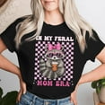 thumbnail image 2 of In My Feral Mom Era T-Shirt, Raccoon Loves Women's Tee, Trendy and Fun Shirt for Moms with a Wild Side, Perfect Gift for Moms Who Embrace Their Unique and Playful Nature, 2 of 3