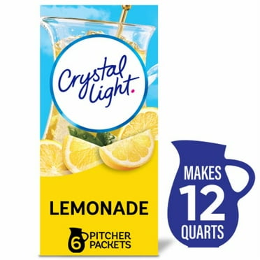 Crystal Light Zero Sugar Lemonade Drink Mix Packets 6 Packets
