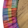 thumbnail image 5 of Ambesonne Abstract Fitted Round Tablecloth, Rainbow Colors Squares, 56"- 60" Diameter, Multicolor, 5 of 5