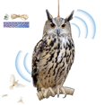 thumbnail image 5 of Bird Repel Scarecrow, Owl Scarecrow Scarer Pendant, Decorative Scarer Pendant with Bell, Fake Bird Scare Device, Waterproof Patio Balcony Garden Decorations, 5 of 10
