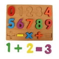 thumbnail image 3 of Niños Montessori Número De Letras De Juguetes Tablero De Bloques Digitales re Hugo Juguetes de madera con números de letras en 3D, 3 of 8