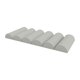 thumbnail image 5 of Soporte de soporte lumbar Cojín de almohada semi cilíndrica múltiple Propósito Montaje ajustable Memoria espuma de cojín de asiento de asiento de Gris, 5 of 8