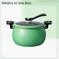 thumbnail image 5 of 8.45 QT Micro Pressure Cooker for Home Use, Maifan Stone Nonstick Coating, Large Capacity Pressure Cooker with Glass Lid, Multifunction Pressure Cooker for Stewing, Braising, and Soup, 5 of 8