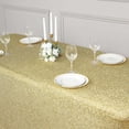 thumbnail image 6 of Efavormart 6ft Metallic Champagne Glitter Rectangular Spandex Fitted Table Cover, Stretch Fit Tablecloth, 6 of 9