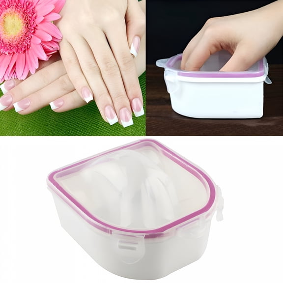 ACDANC Nail Soak Bowl Manicure Tool Finger Tips Spa Remover Wash Art Soaker for Nail Care and Pedicure