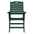 thumbnail image 4 of WestinTrends Azura HDPE Adjustable Highback Folding Outdoor Patio Dining Chairs Set of 2, Dark Green, 4 of 13