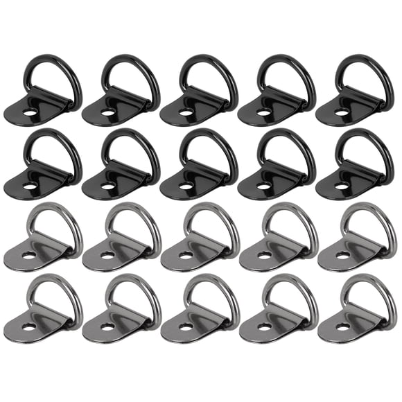 20uds D Forma Amarre Anclas Amarre círculos para Coche Camión Remolque