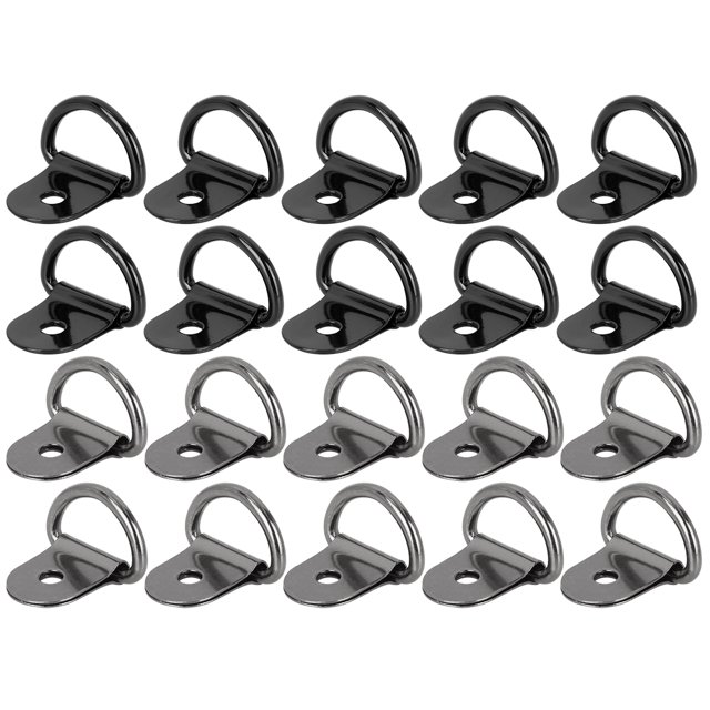 20uds D Forma Amarre Anclas Amarre círculos para Coche Camión Remolque