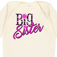 thumbnail image 4 of Inktastic Big Sister with Polka Dots Girls Long Sleeve Baby Bodysuit, 4 of 5