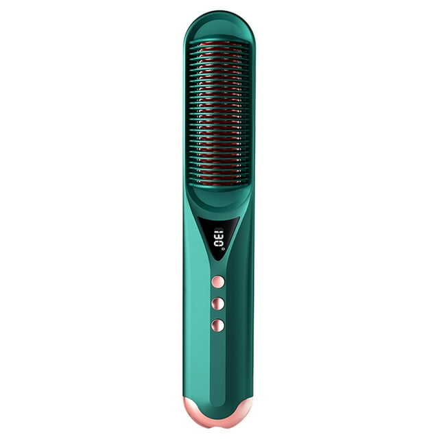 Cepillo alisador - Cepillo alisador iónico mejorado para salón de belleza, cepillo alisador profesional para mujeres para cabello liso y suave MFZFUKR CPB-DE-LYY237-1