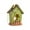 Green, variant on HCJKDU Resin Bird House for Outside Birdhouses with Hanging Rope for Outdoors for Nesting Flower Water-Proof Hanging Bird House Decorative Birdhouse Gifts for Bird Lovers Garden Decor