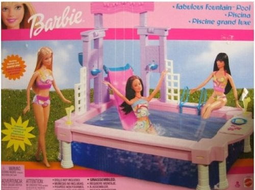 barbie fountain pool