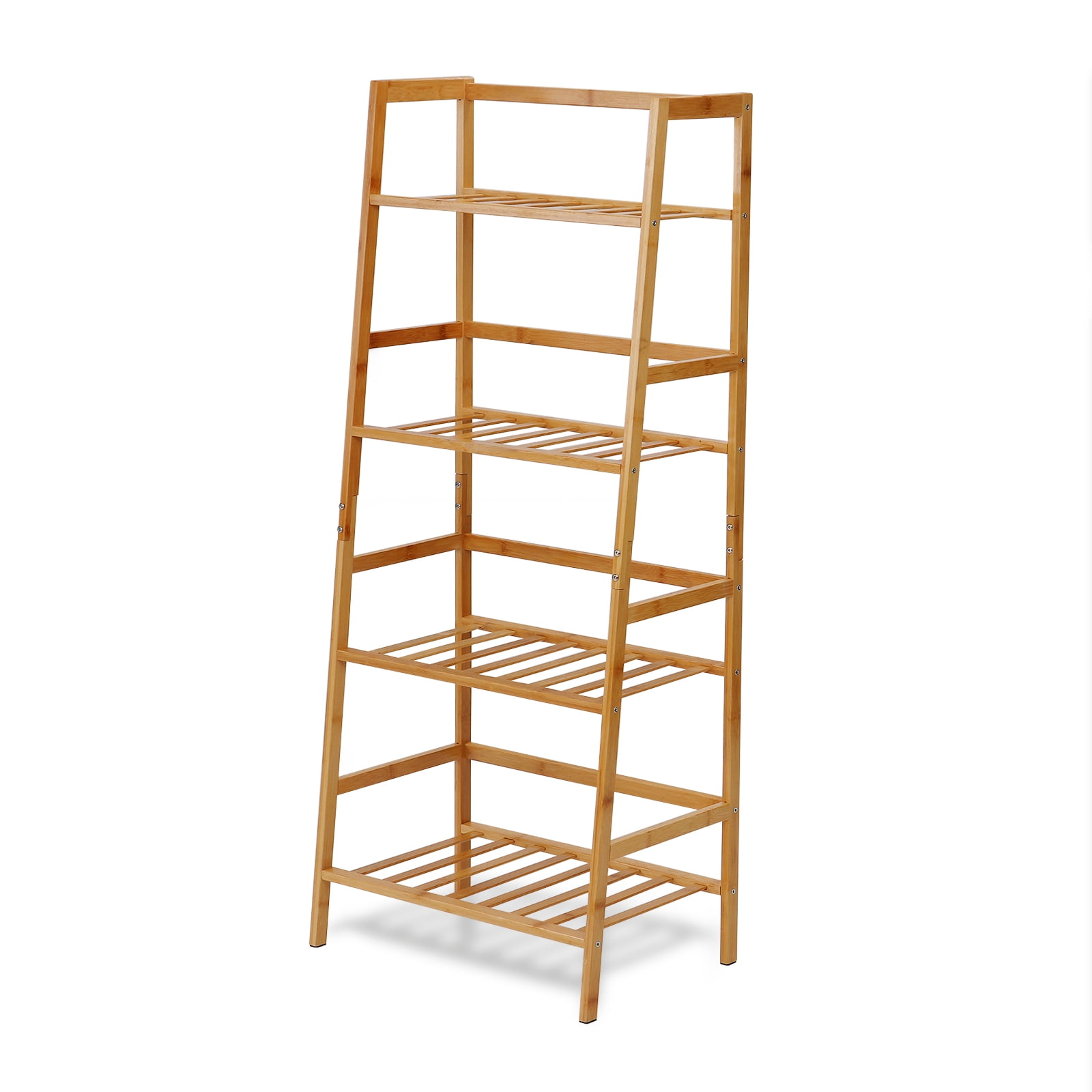 Details about   Rustic 2/3/4Tier Wooden Ladder Shelf Shelves Bookcase Plant Flower Shelving 