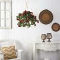 thumbnail image 4 of Pemberly Row Vibrant Begonia Blooms Hanging Basket in Red/Brown, 4 of 7