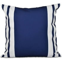 Simply Daisy 16" x 16" Big and Bold Stripe, Decorative Outdoor Pillow