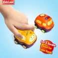 thumbnail image 4 of Kidzlane Voitures à Rétrofriction - Ensemble de 4 Véhicules Urbains, Jouets Pousser et Partir Doux et Robustes, 4 of 5