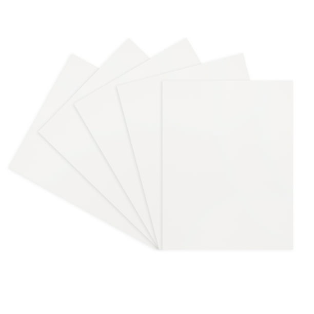 Darice White Extra Thick Cardstock Sheets, 8.5 x 11, 25 Pack Walmart