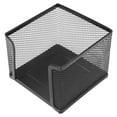 thumbnail image 2 of Office Business Metal Mesh Sticky Note Box Desk Shelf Card Holder Case Stand Organizer, 2 of 9