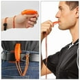 thumbnail image 4 of Silbatos de emergencia con cordón, silbato de seguridad, supervivencia, sonido estridente y fuerte, para kayak, chaleco salvavidas, chaqueta, senderismo, rescate, señalización K, 4 of 4