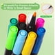 thumbnail image 4 of Marcadores de tiza líquida SFSASO con puntas finas de 1 mm (10 colores), 4 of 8