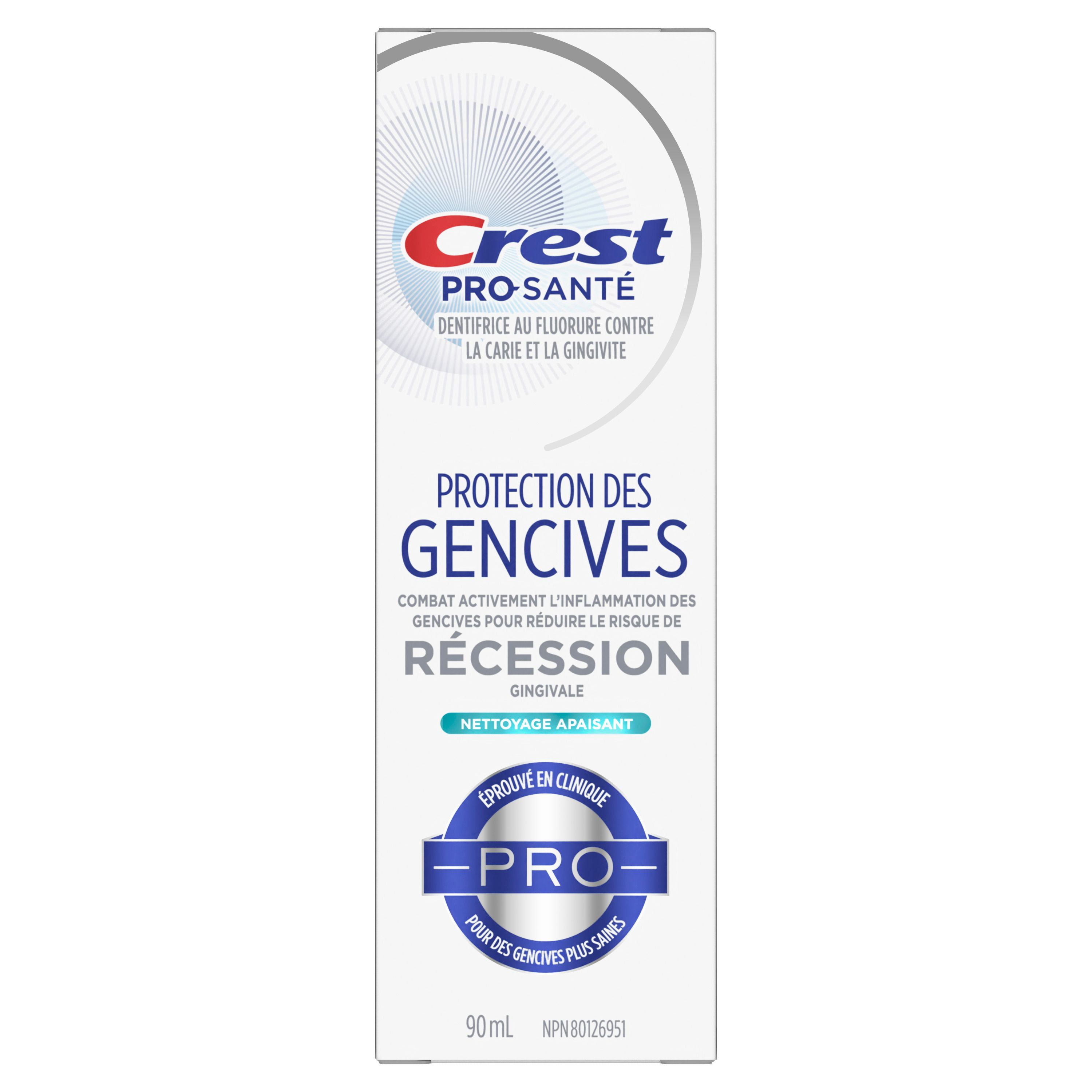 Crest Pro-Health Gum Rescue Toothpaste- Anticavity, Antibacterial Flouride Toothpaste, Clinically Proven Healthier Gums.