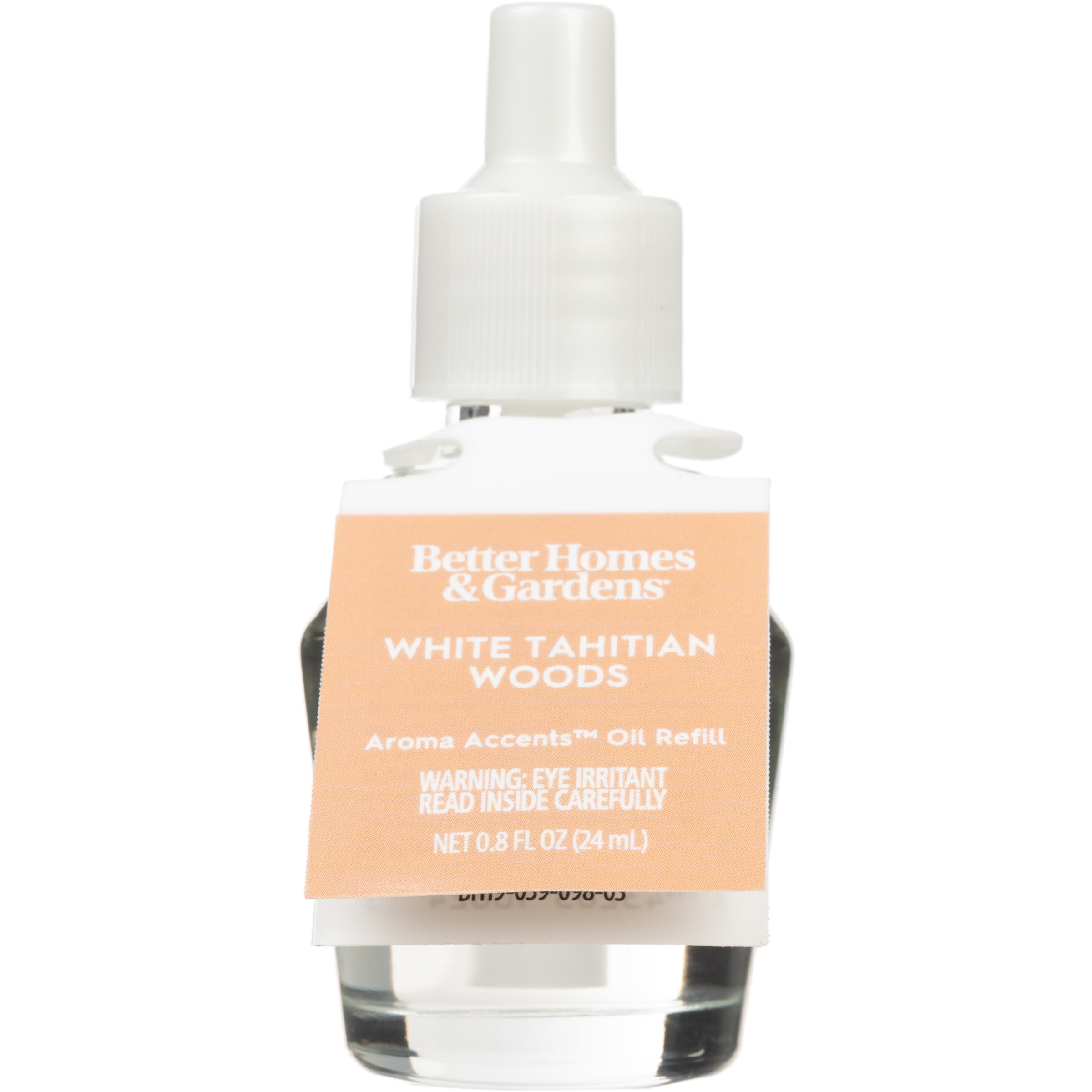 (2 pack) Better Homes & Gardens Aroma Accents Oil Refill 24 mL, White Tahitian Woods